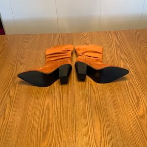 SHEIN boots.  All man made materials.  Size 41.  BROWN.   NEW!